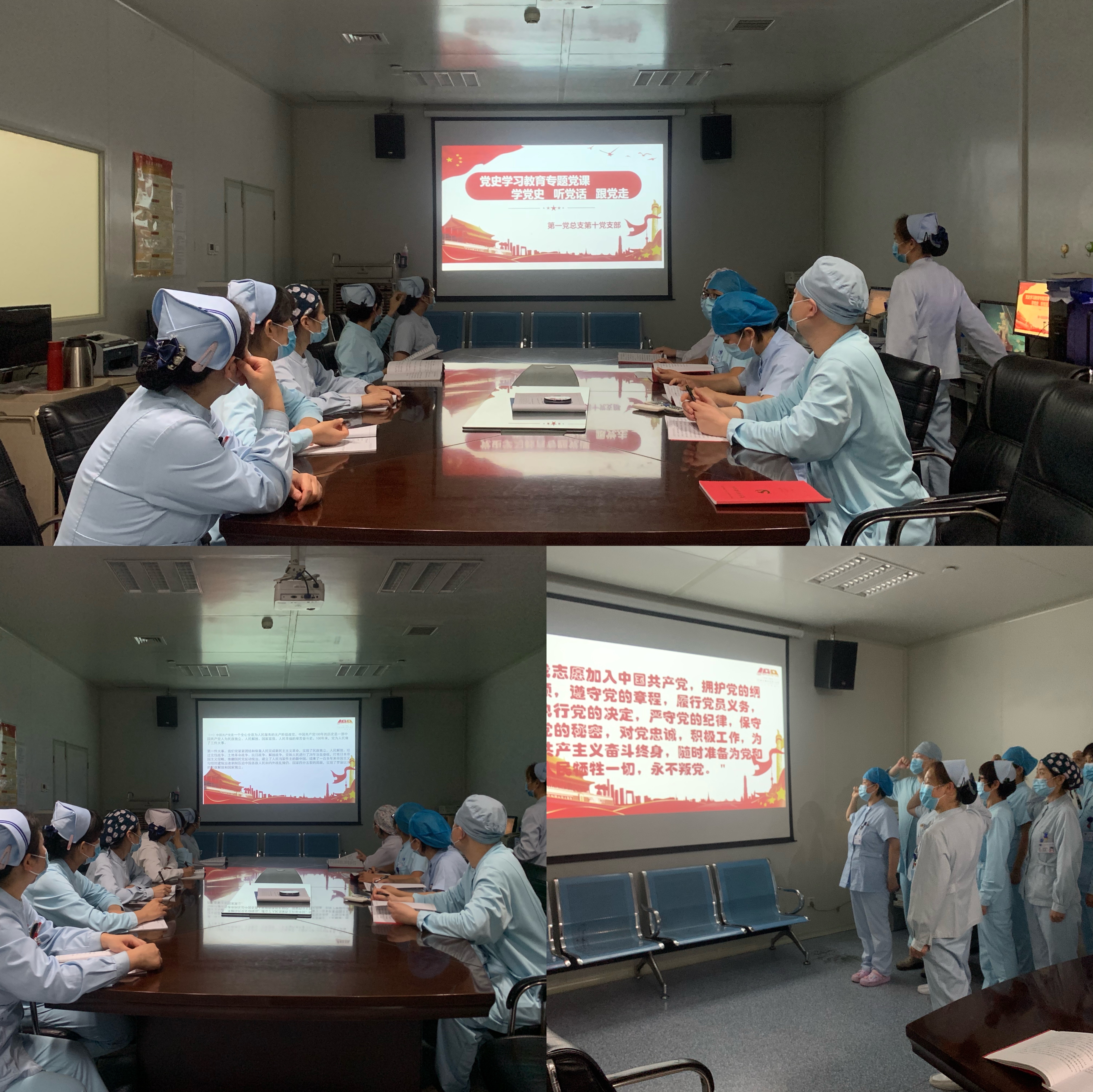 党课学习及重温入党誓词